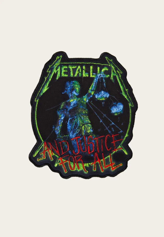 Metallica Vintage Justice For All patch toppa multicolore onesize