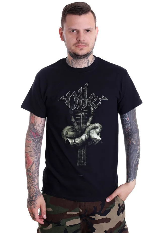 Nile Darkened Shrines T-Shirt maglietta nera manica corta