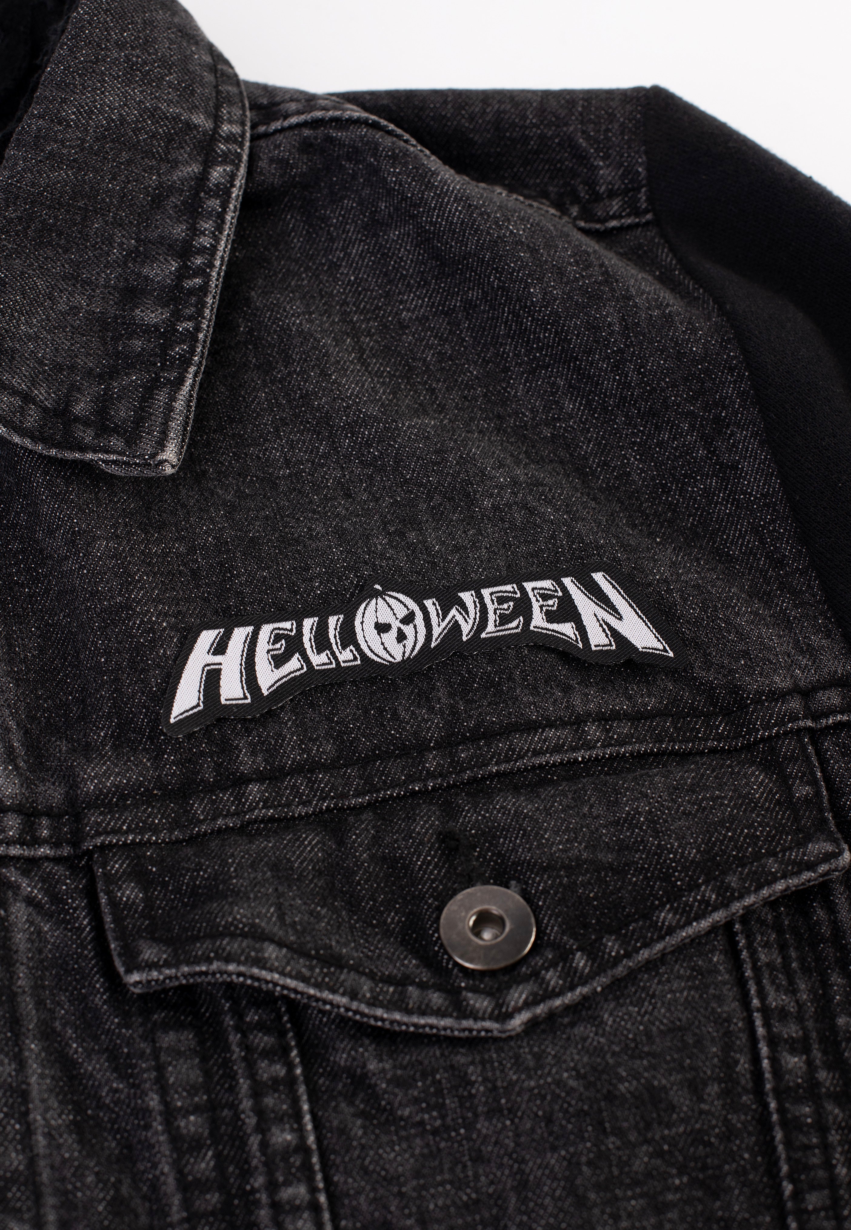Helloween Logo Cut Out toppa nera onesize heavy metal