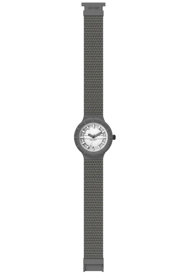 Hip Hop X Man Orologio Uomo Silicone Nero 42mm