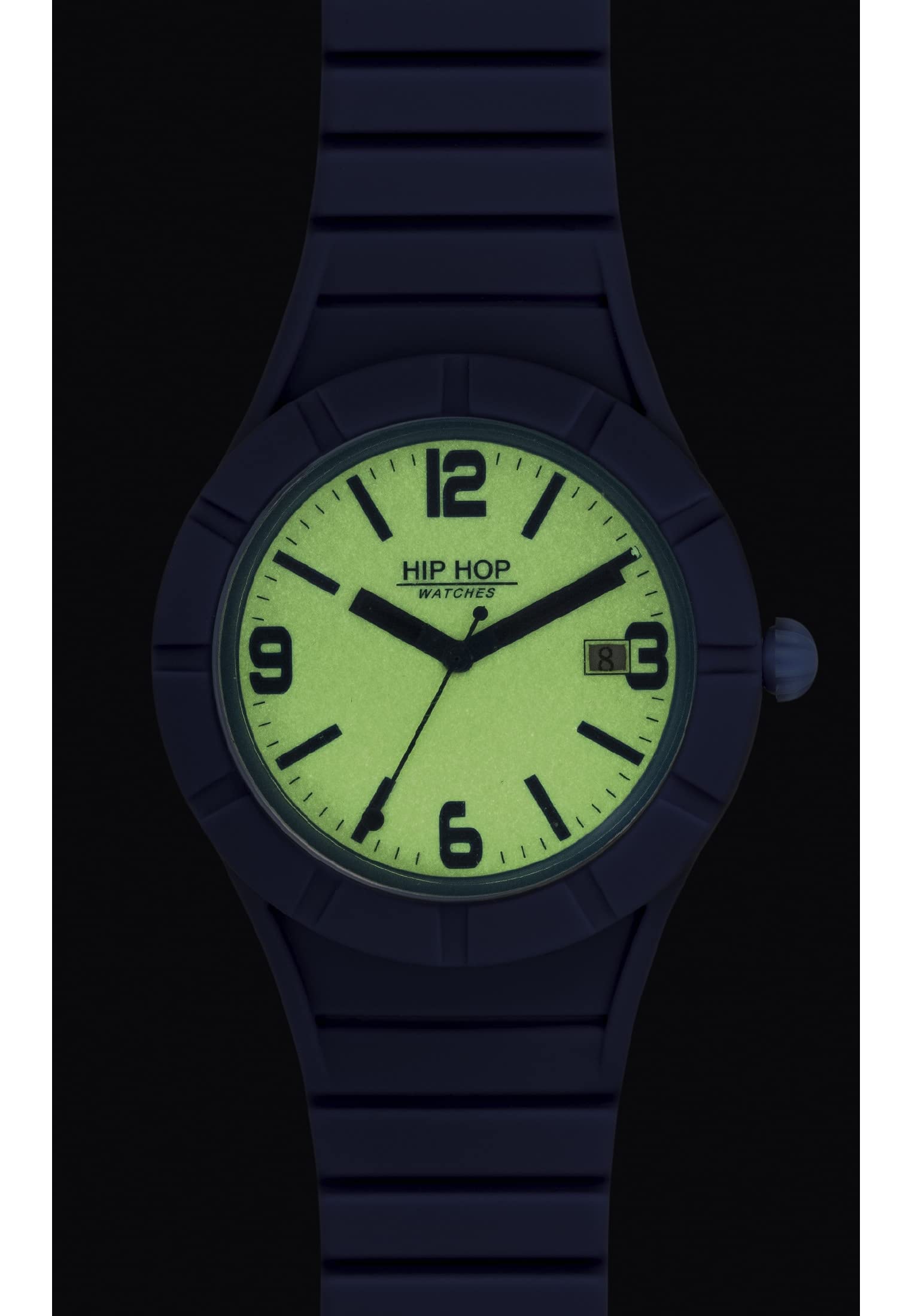 Hip Hop X Man Blu orologio uomo 42mm silicone