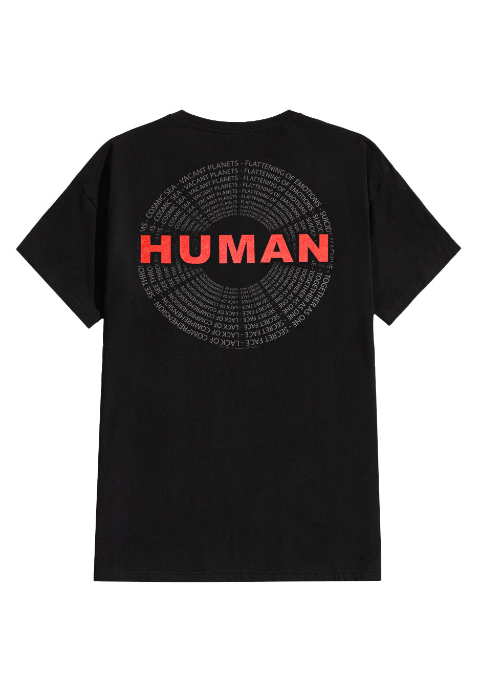 Death Human maglietta nera manica corta death metal