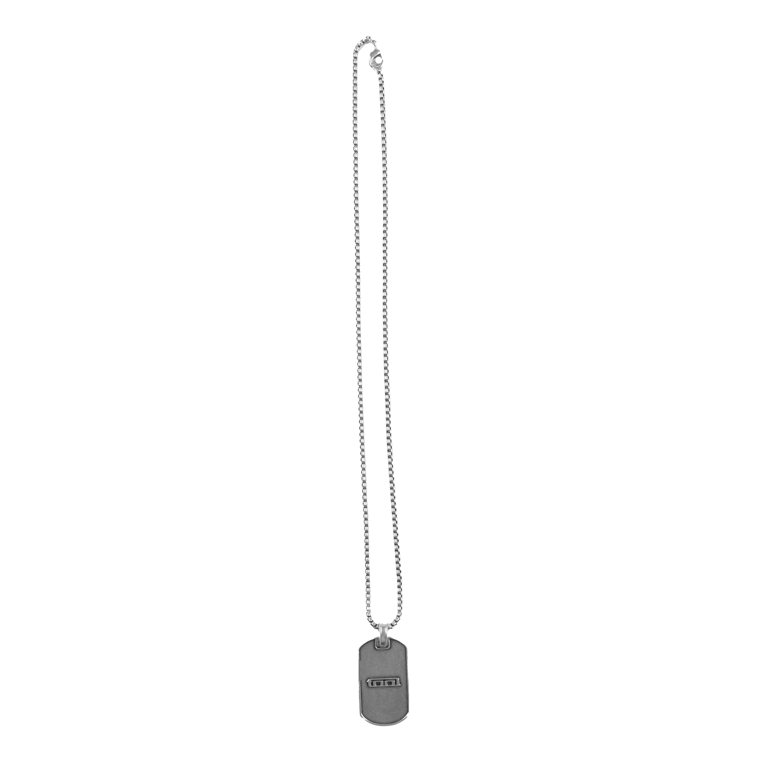 Tool 10,000 Days Logo Dog Tag Ciondolo Ottone con Catena