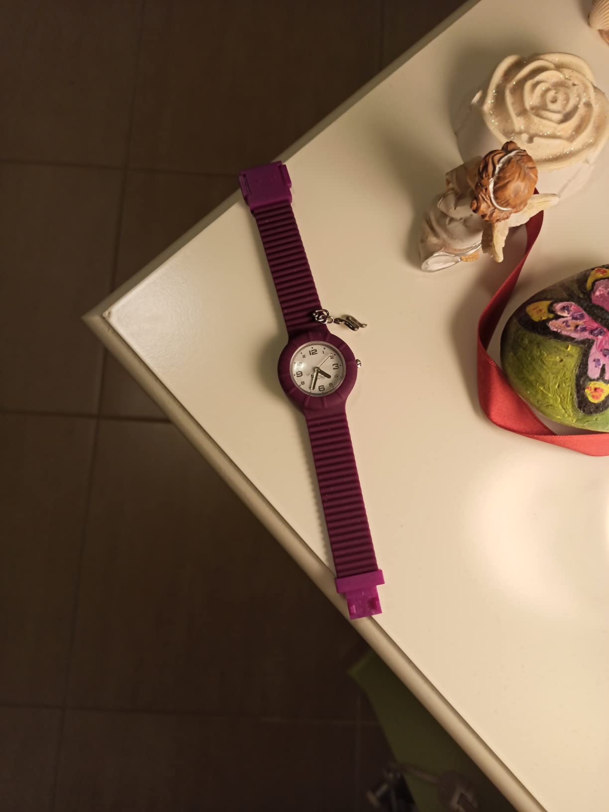 Hip Hop Hero 32 orologio donna bianco silicone