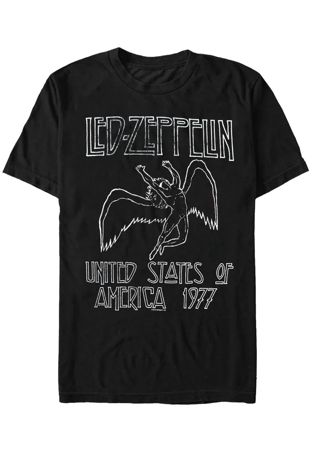 Led Zeppelin US '77 maglietta nera taglia L
