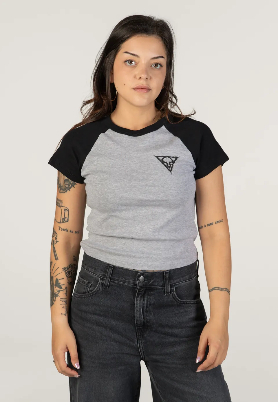 Vulvodynia Logo Grey t-shirt donna grigia
