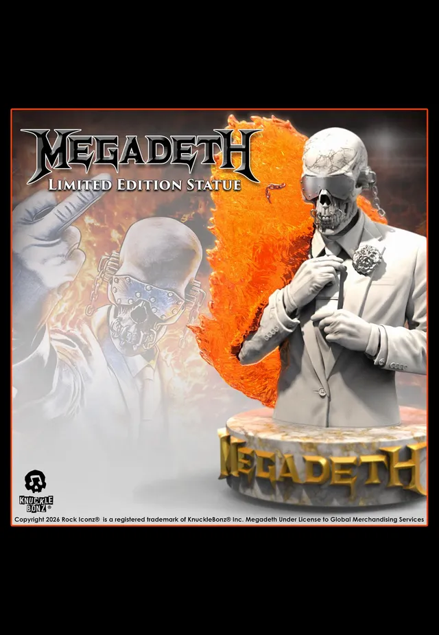 Megadeth Final Studio Album 3D statua da collezione