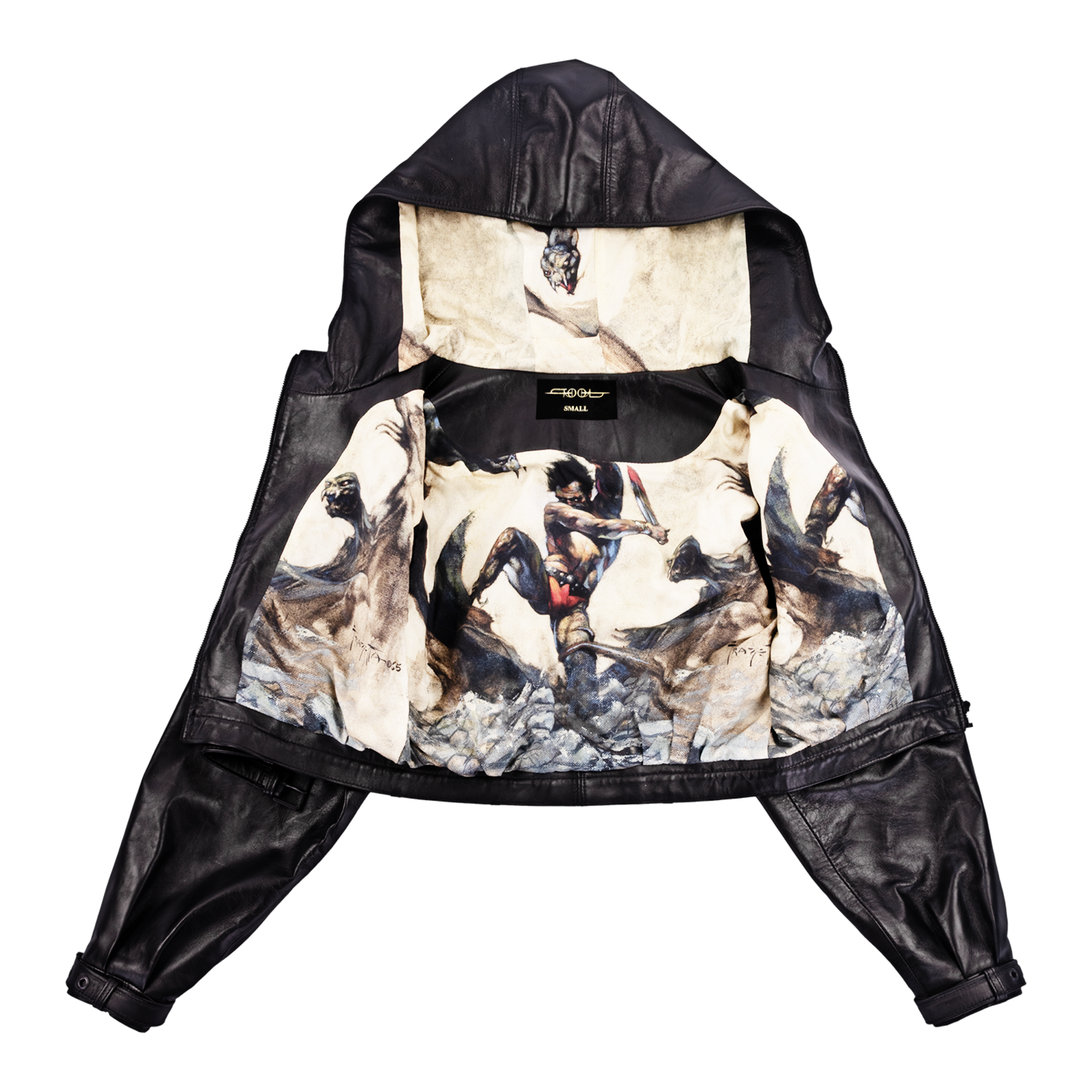 Tool x Frazetta Giacca Pelle Donna Limited Edition Taglia S