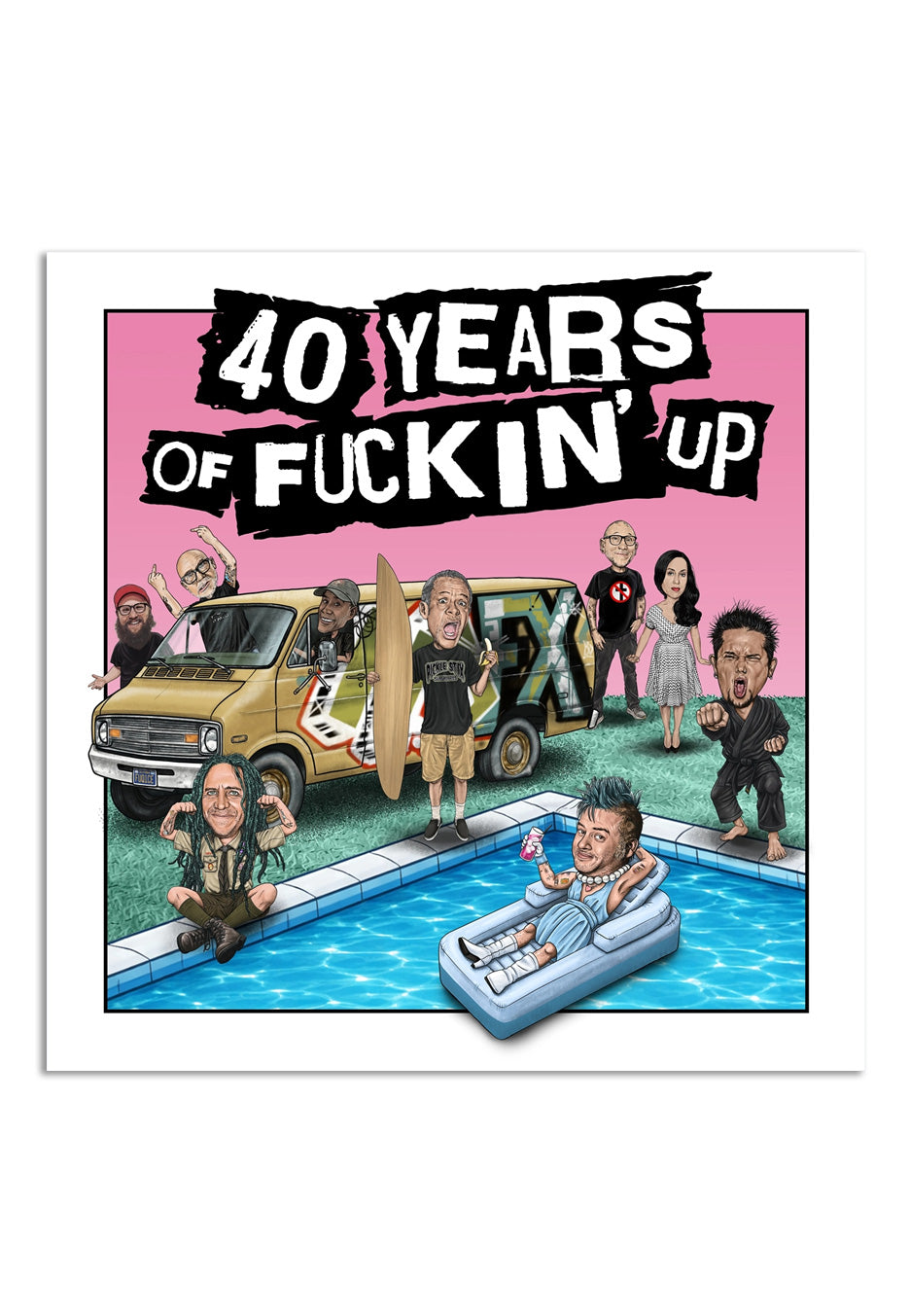 NOFX 40 Years Of Fuckin Up CD punk rock Fat Mike