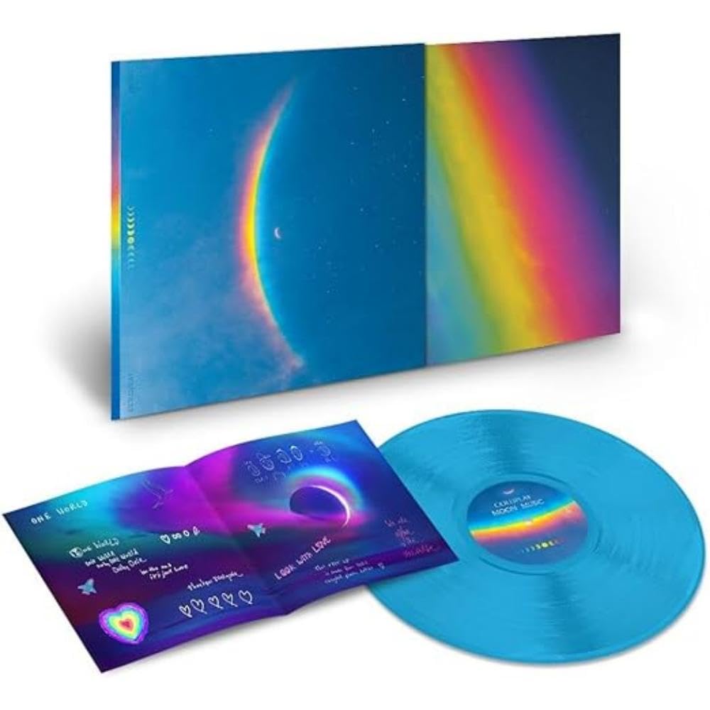 Coldplay Moon Music LP vinile blu EcoRecord limitato