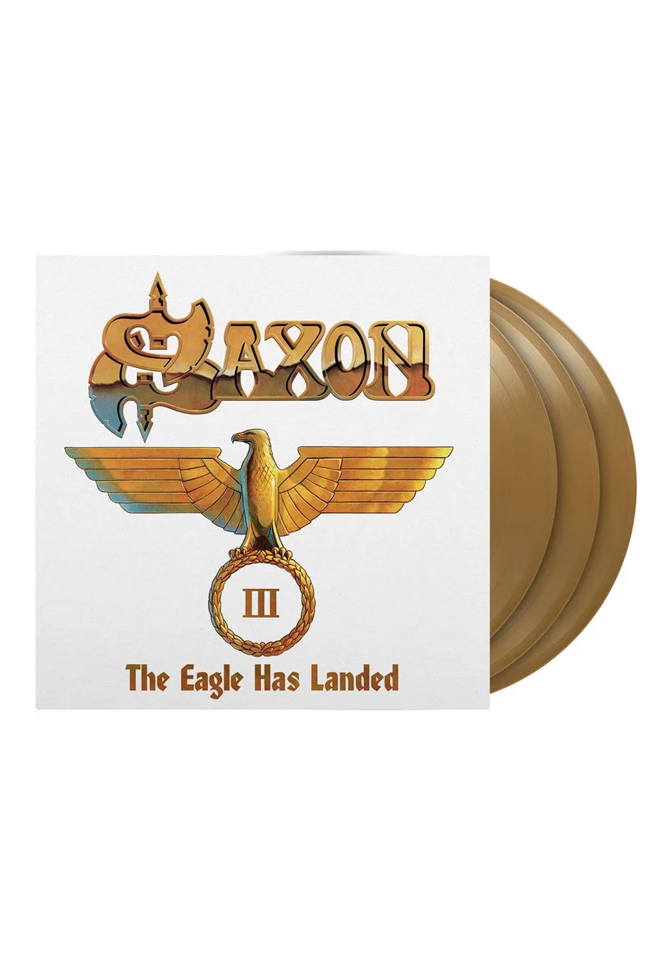 Saxon The Eagle Has Landed III vinile 3LP oro limitato