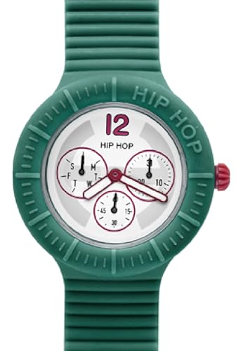 Hip Hop Master HWU0173 Orologio uomo silicone verde