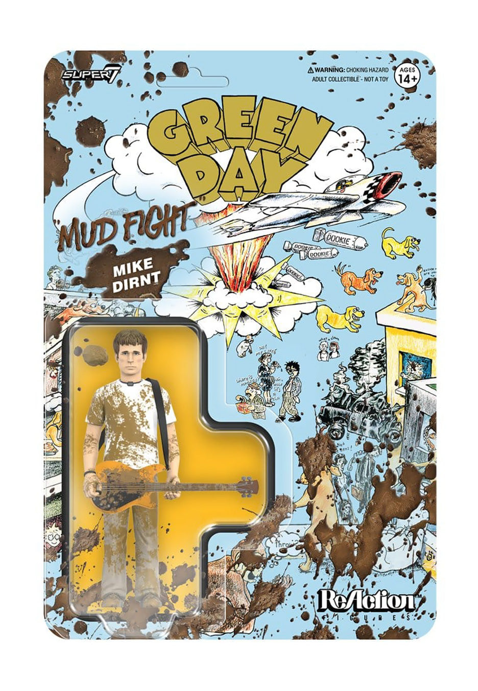 Green Day Mike Dirnt Mud Fight figure ReAction onesize
