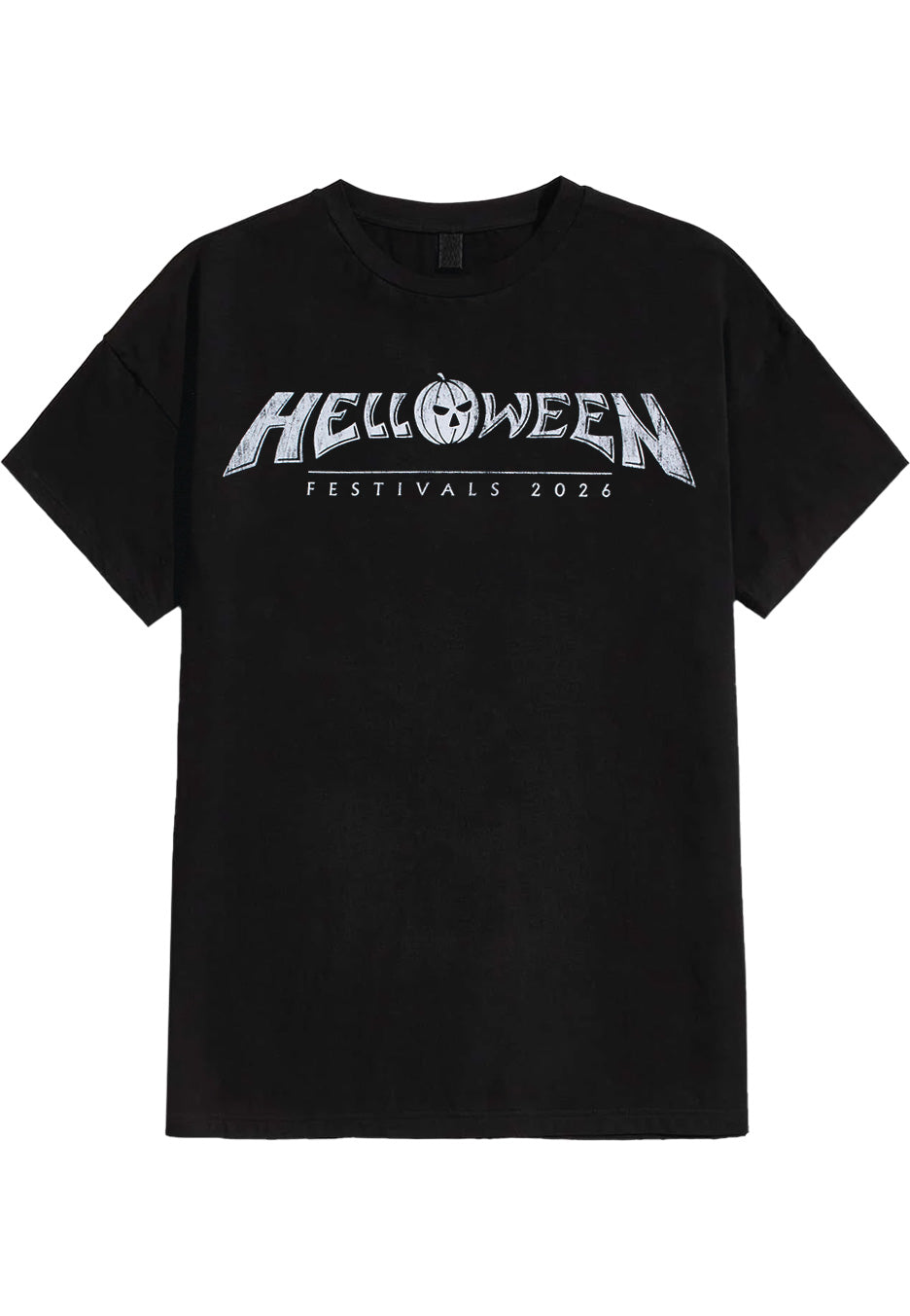 Helloween Classic Logo Festivals 2026 T-Shirt nera