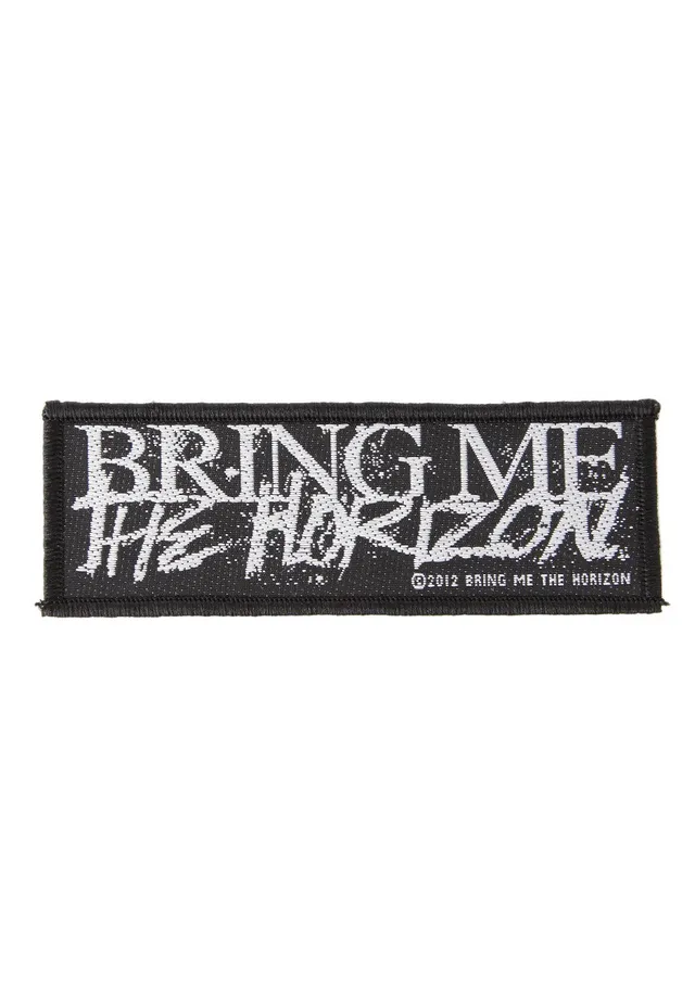 Bring Me The Horizon Horror Logo Patch Nera