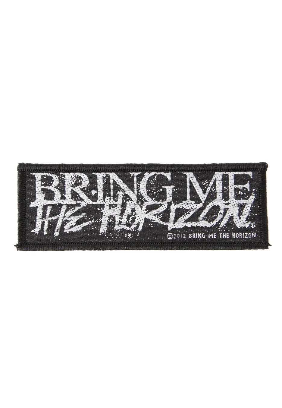 Bring Me The Horizon Horror Logo Patch Nera
