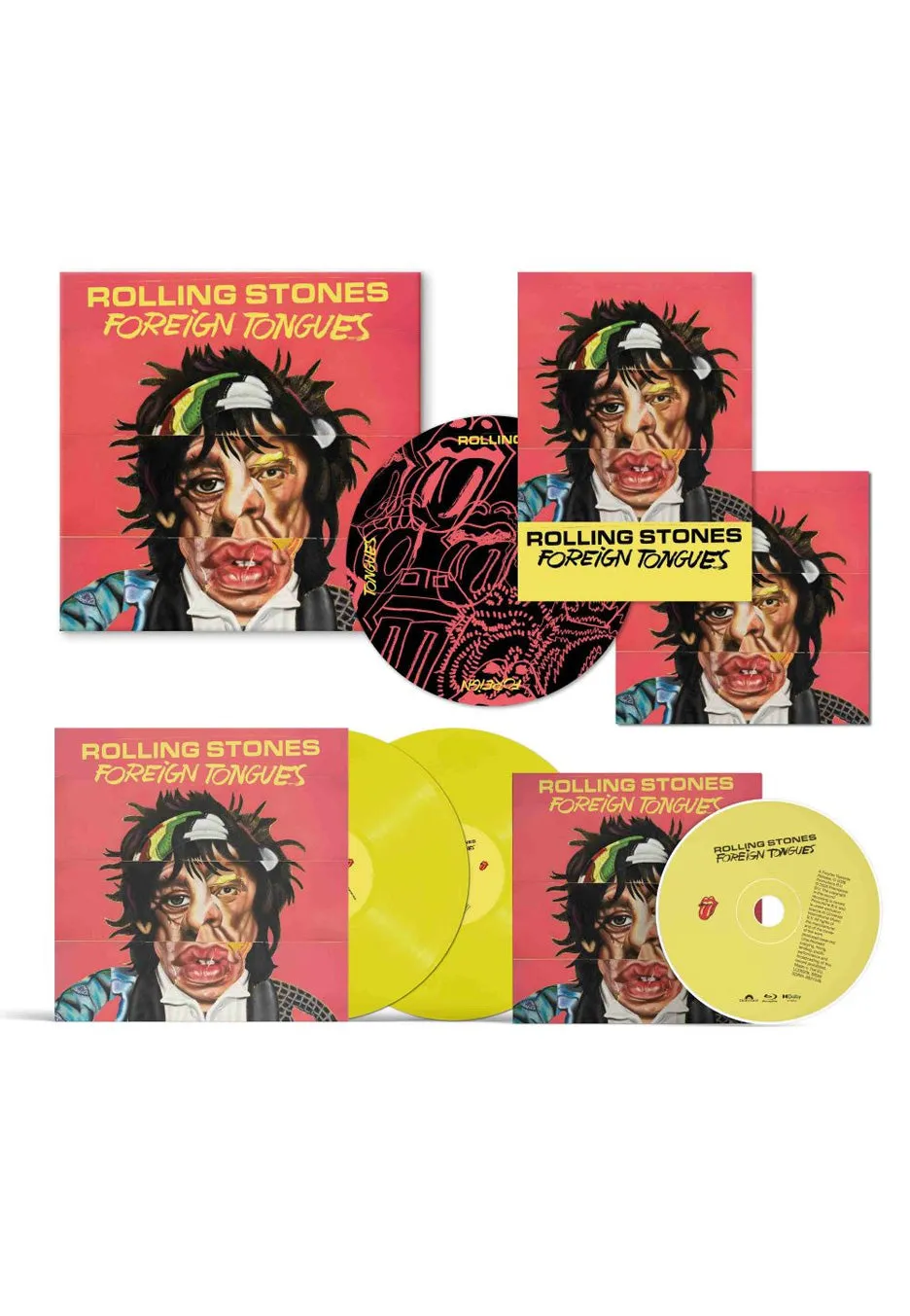 Rolling Stones Foreign Tongues box doppio vinile colorato