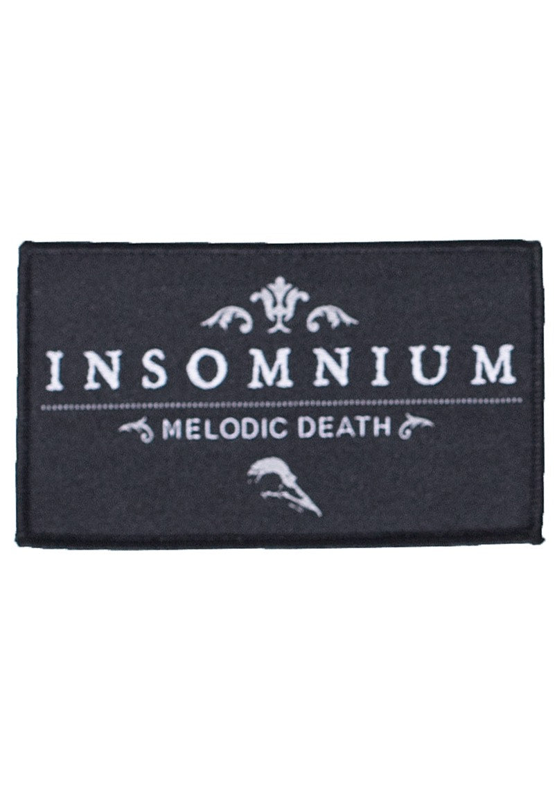 Insomnium Melodic Death patch cucire 10x6,5cm nero