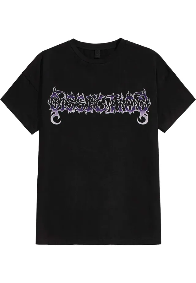 Dissection Logo T-Shirt nera uomo