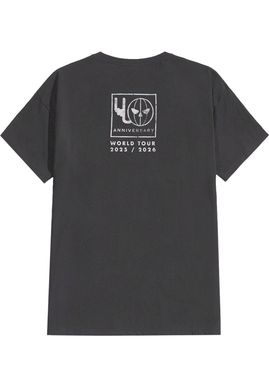Helloween Classic Logo maglietta nera acid washed