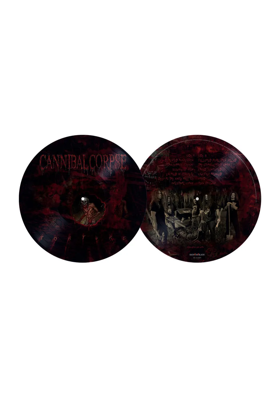 Cannibal Corpse Torture Picture Disc Vinile LP Death Metal