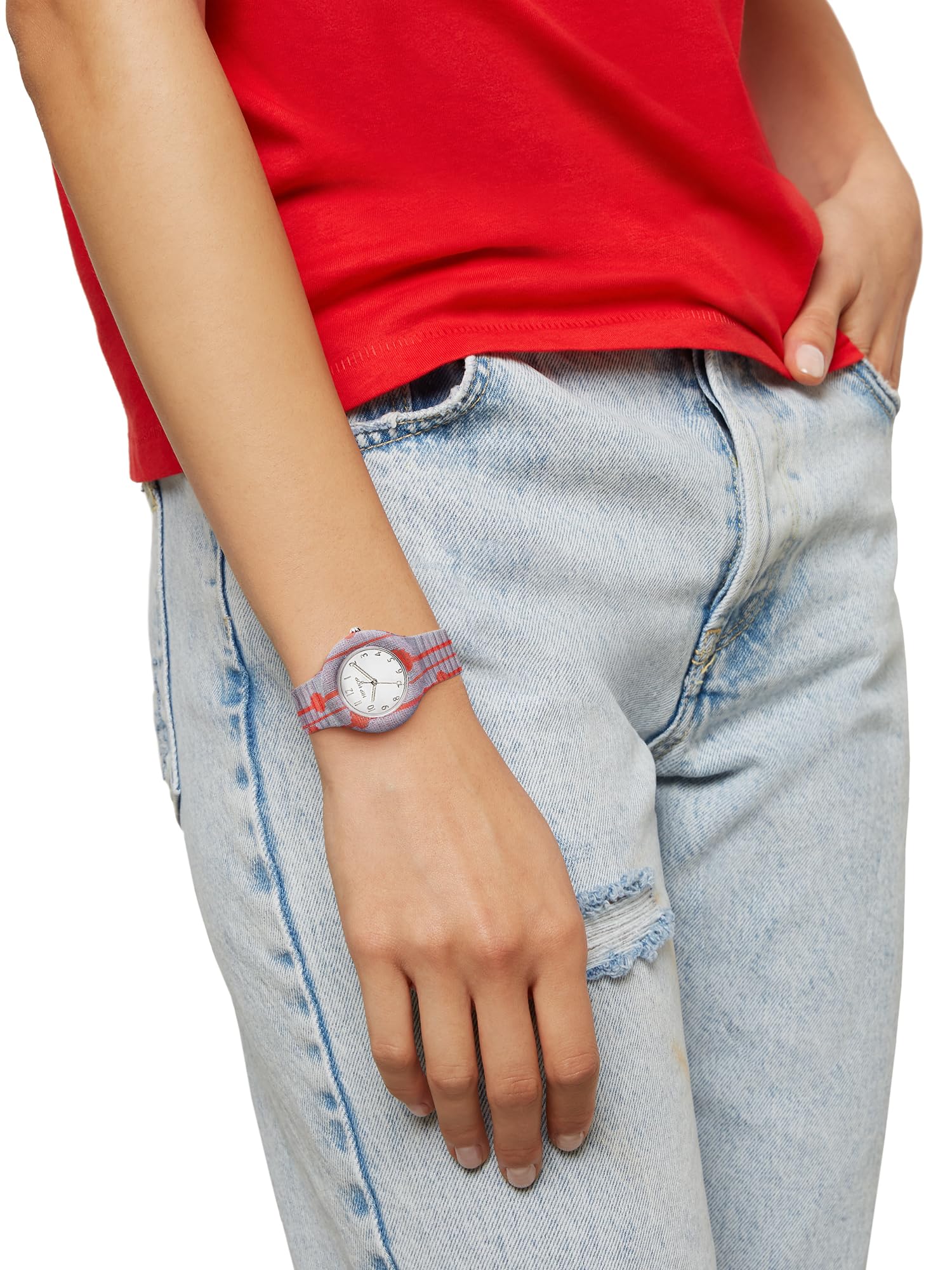 Hip Hop La Methode orologio bambina grigio-arancione 34 mm