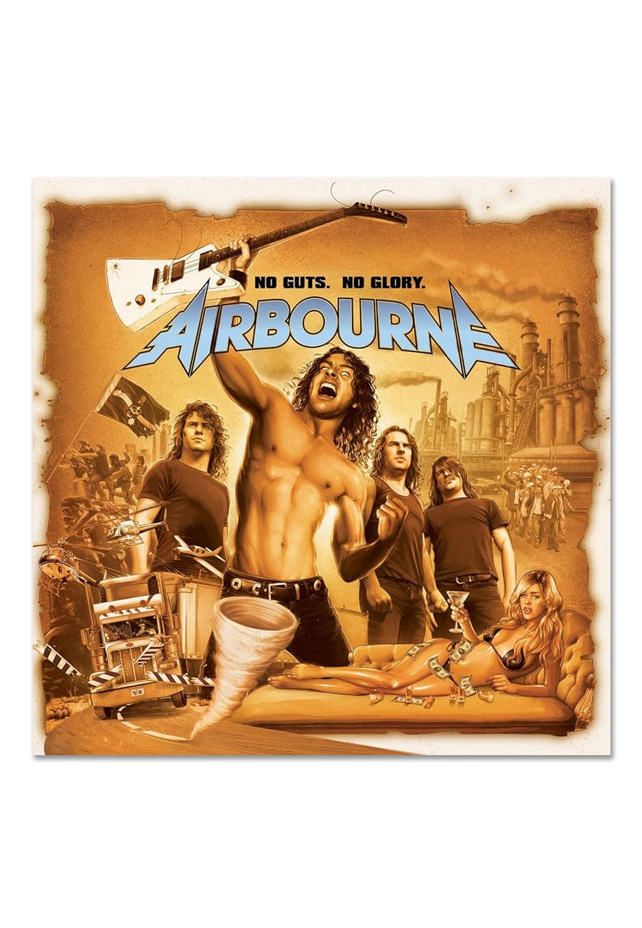 Airbourne No Guts No Glory vinile LP hard rock