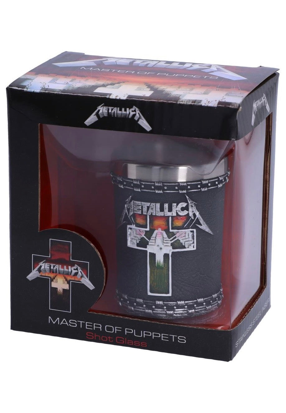 Metallica Master Of Puppets bicchierino shot vetro onesize