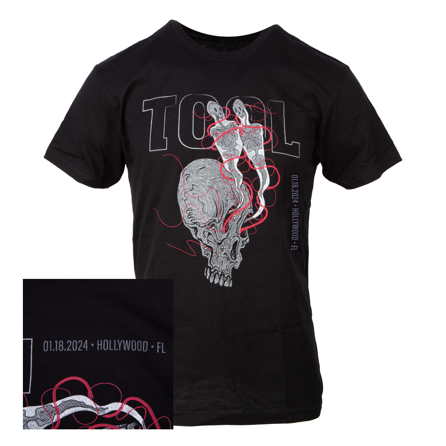 Tool 2024 Tour Hollywood maglietta concerto uomo