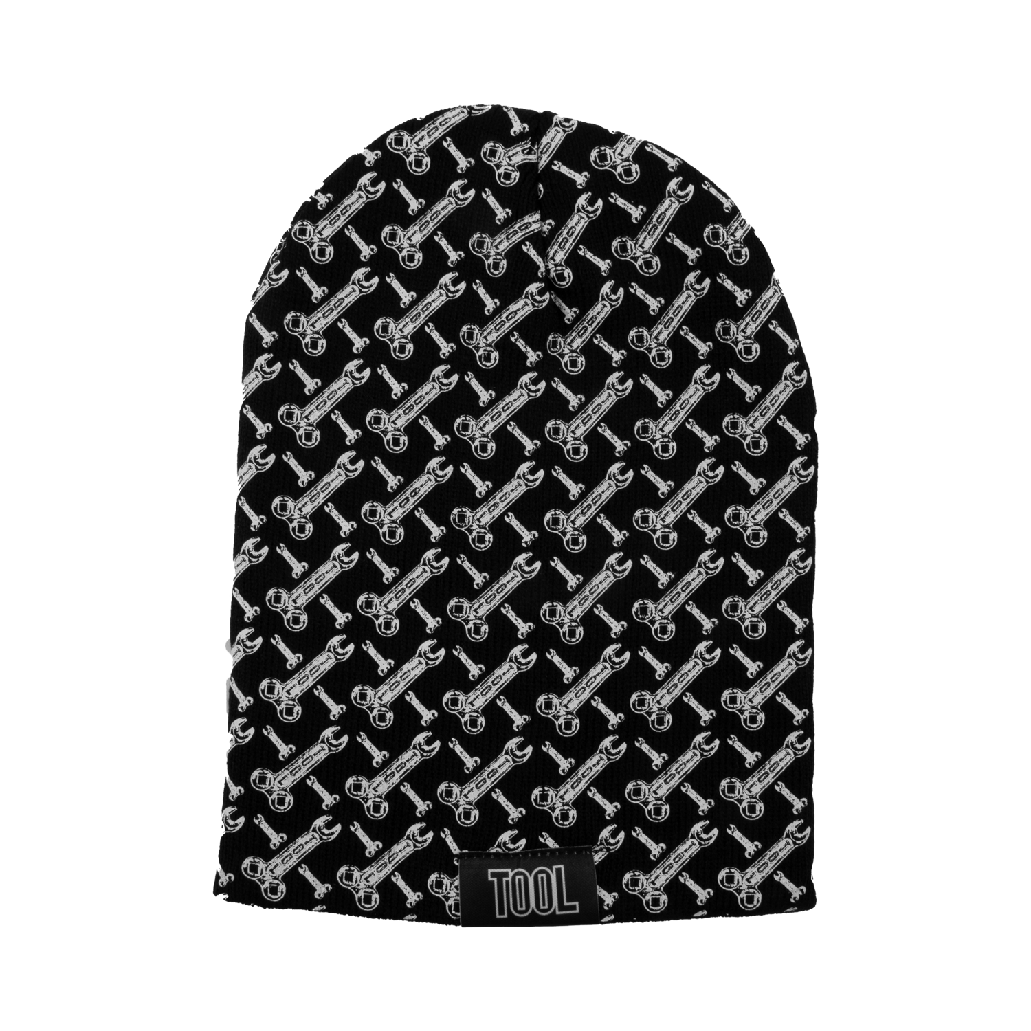 Tool Accessories Wrench Pattern berretto slouch acrilico nero
