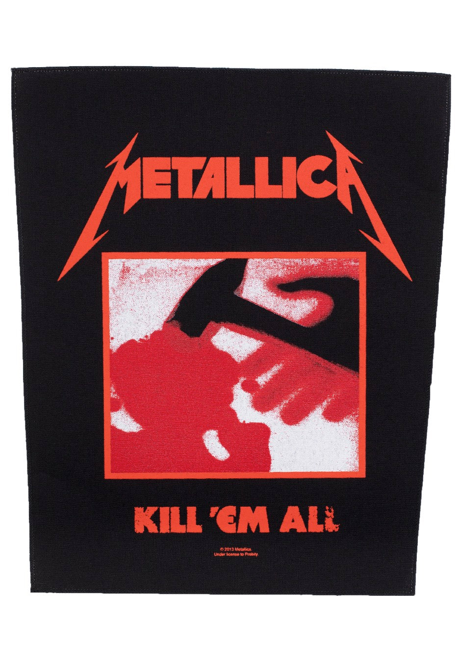 Metallica Kill 'Em All backpatch toppa grande multicolore