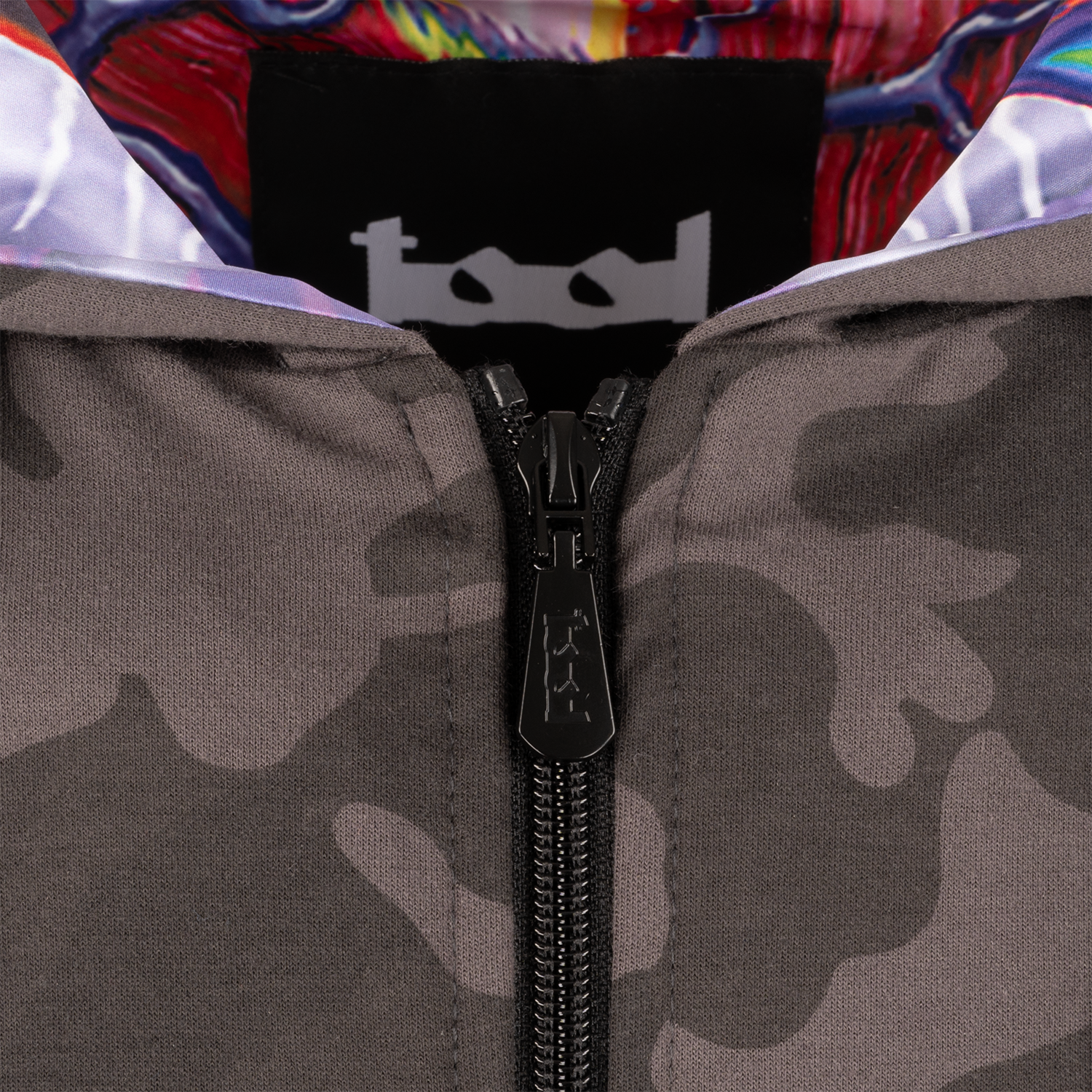 Tool Lateralus Skinless Man felpa zip camo uomo taglia L