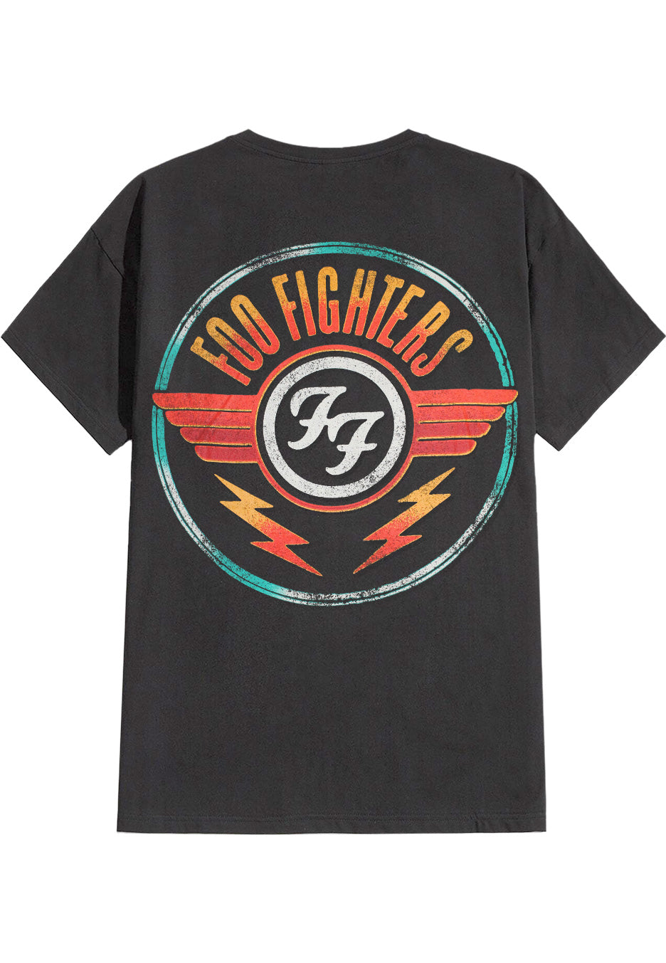 Foo Fighters Wings Charcoal T-Shirt grigia hard rock