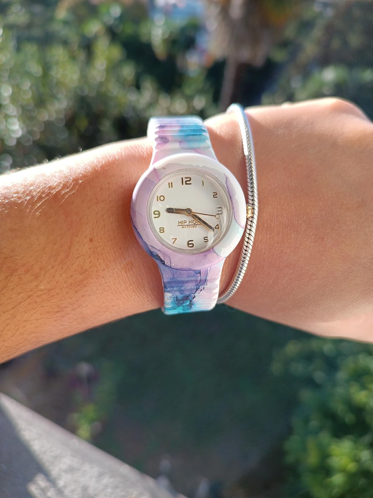 Hip Hop Hero 32 Orologio Donna Azzurro 32 mm In Clouds
