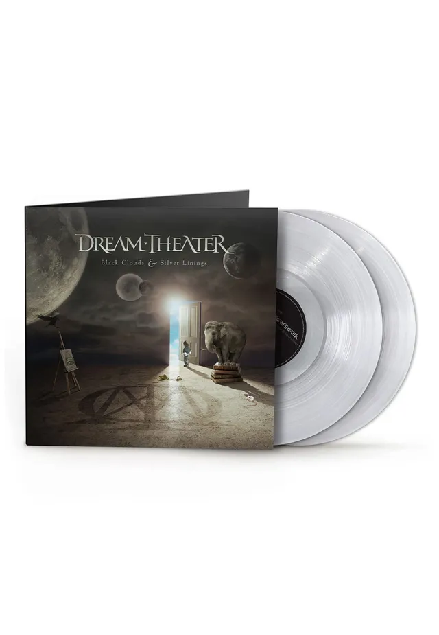 Dream Theater Black Clouds Silver Linings vinile 2 LP clear limited