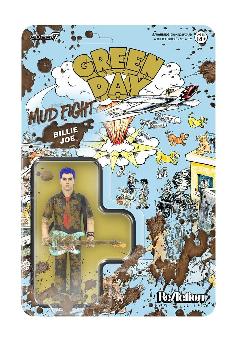 Green Day Billie Joe Armstrong Mud Fight figure ReAction