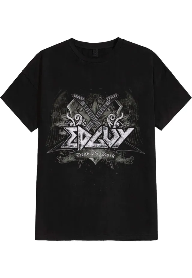 Edguy Dead Or Rock maglietta nera power metal manica corta