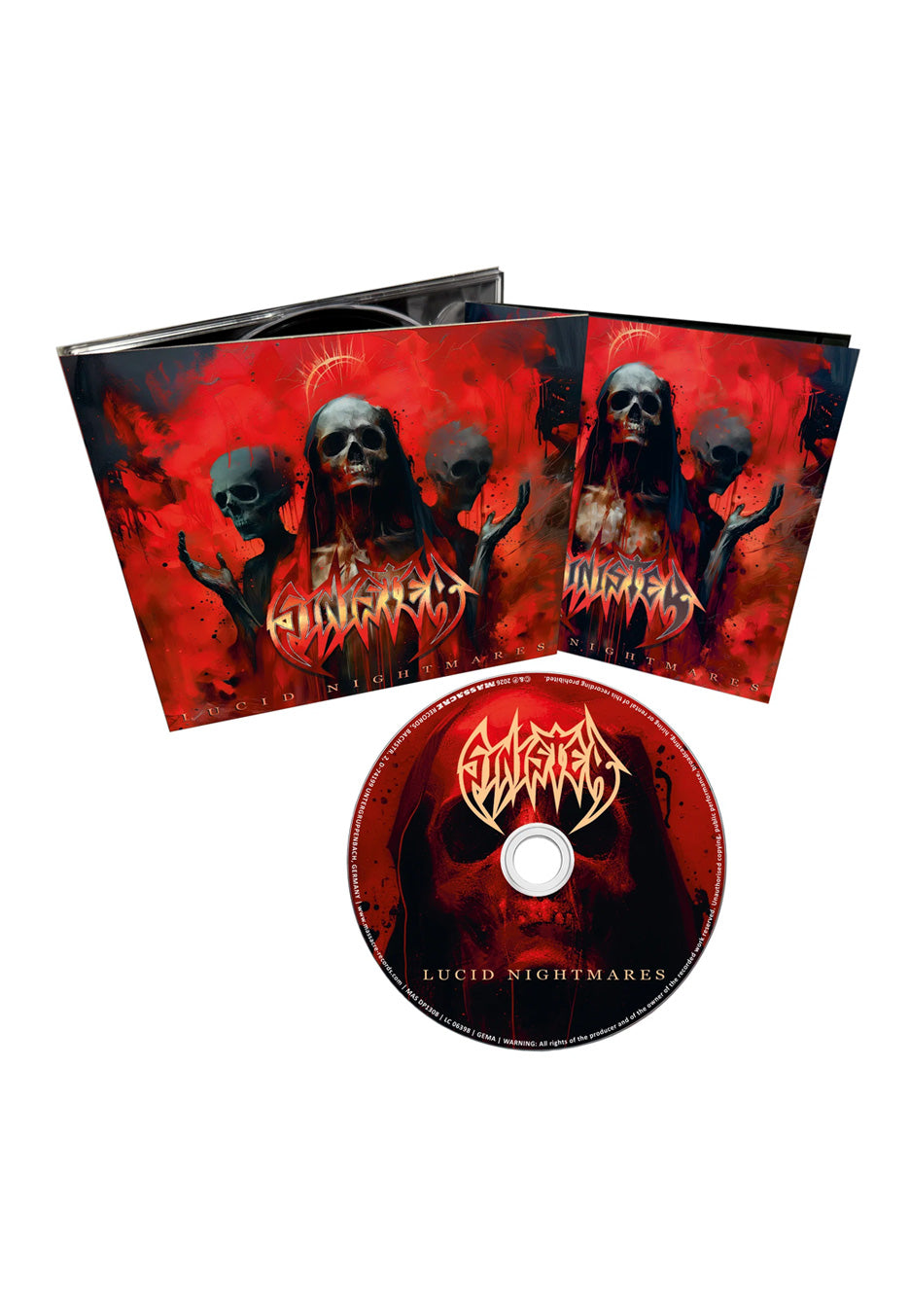 Sinister Lucid Nightmares CD digipak death metal