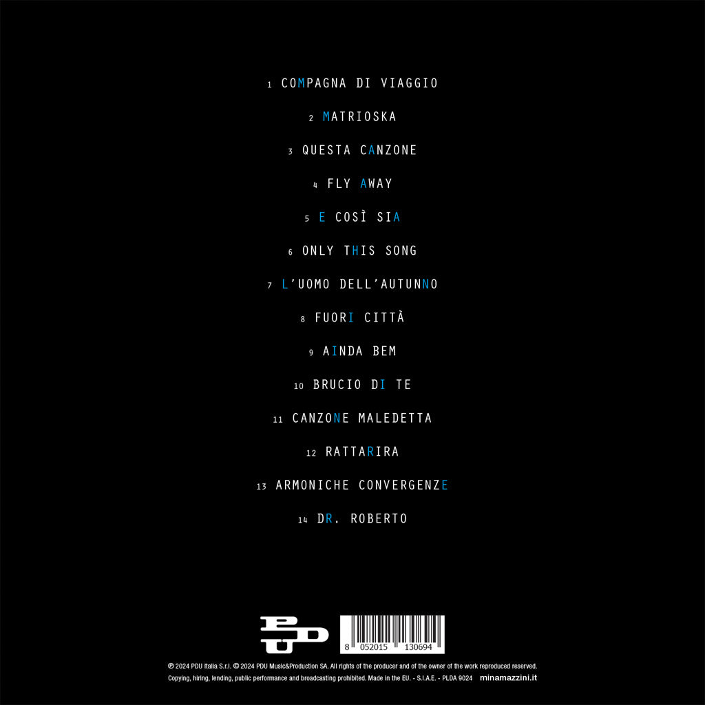 Mina Piccolino CD album canzoni inedite
