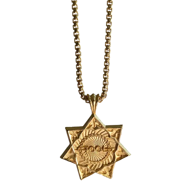 Tool Logo Gold Collana Oro Argento 925 Catena 51 cm