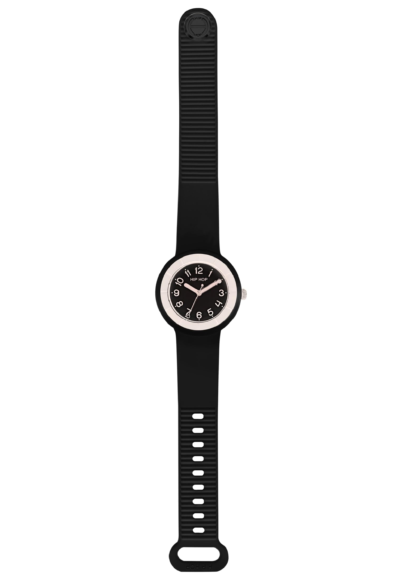 Hip Hop Hero.Dot orologio donna 34 mm nero silicone