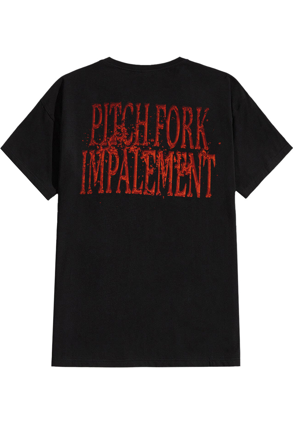 Cannibal Corpse Pitch Fork Impalement T-Shirt nera jersey