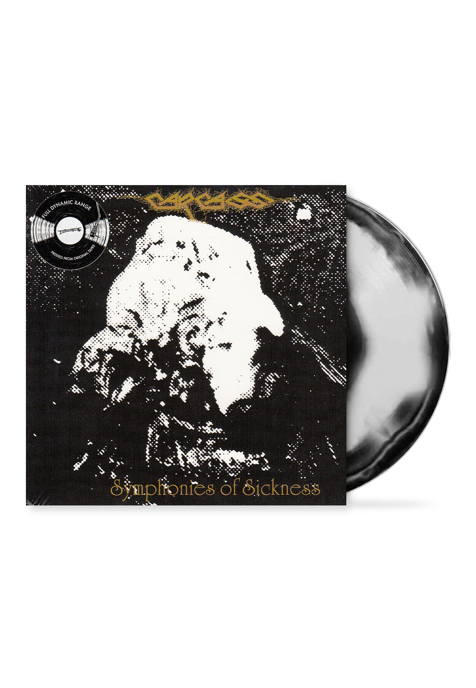 Carcass Symphonies Of Sickness vinile colorato black/white death metal