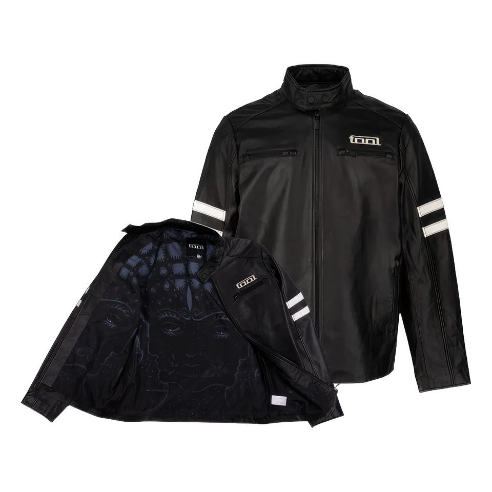 Tool 10,000 Days Banded Leather Jacket giubbotto pelle