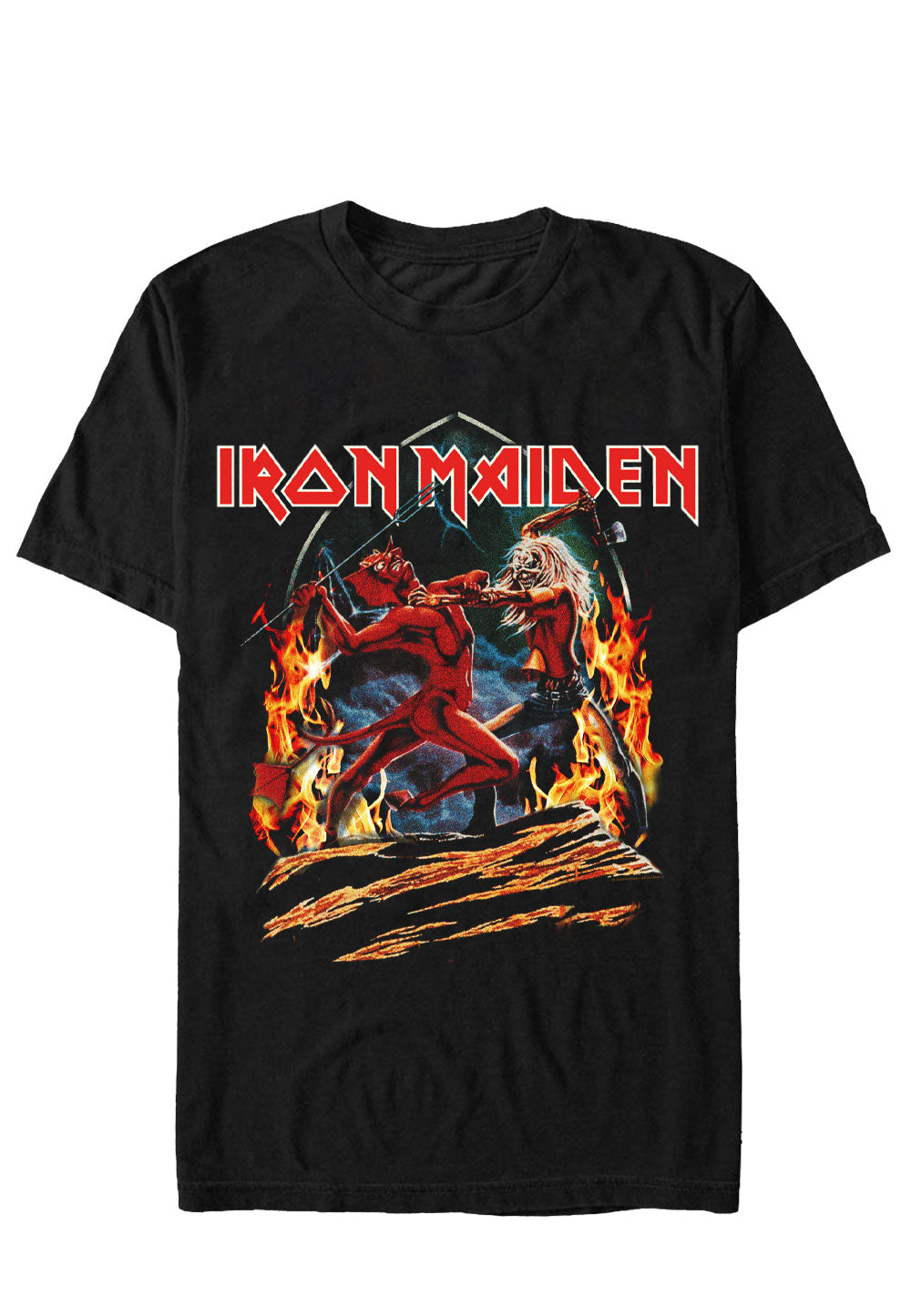 Iron Maiden Run To The Hills maglietta nera manica corta