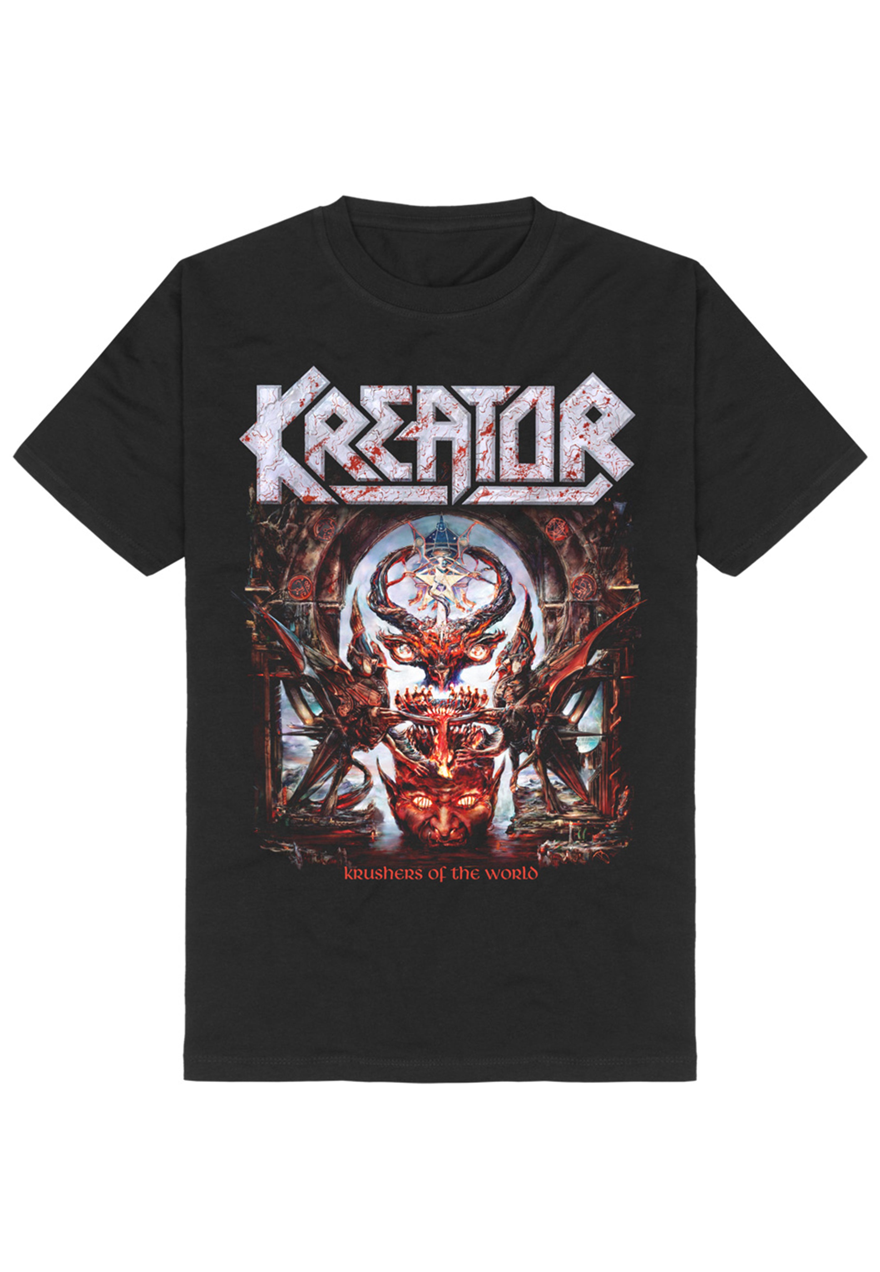Kreator Krushers Of The World t-shirt nera album cover