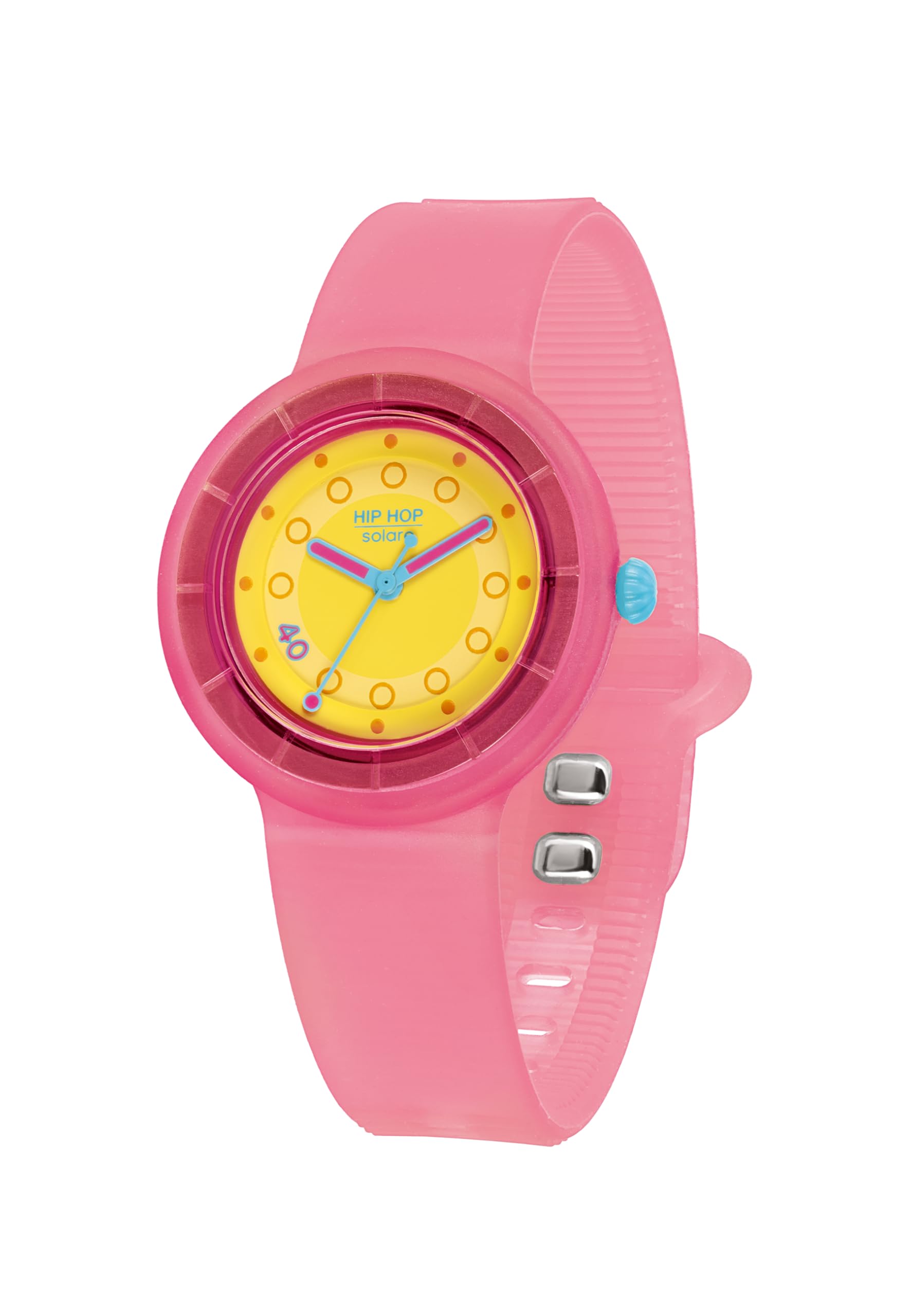 Hip Hop Hero.Dot Solar orologio donna giallo solare 34 mm 40 anni
