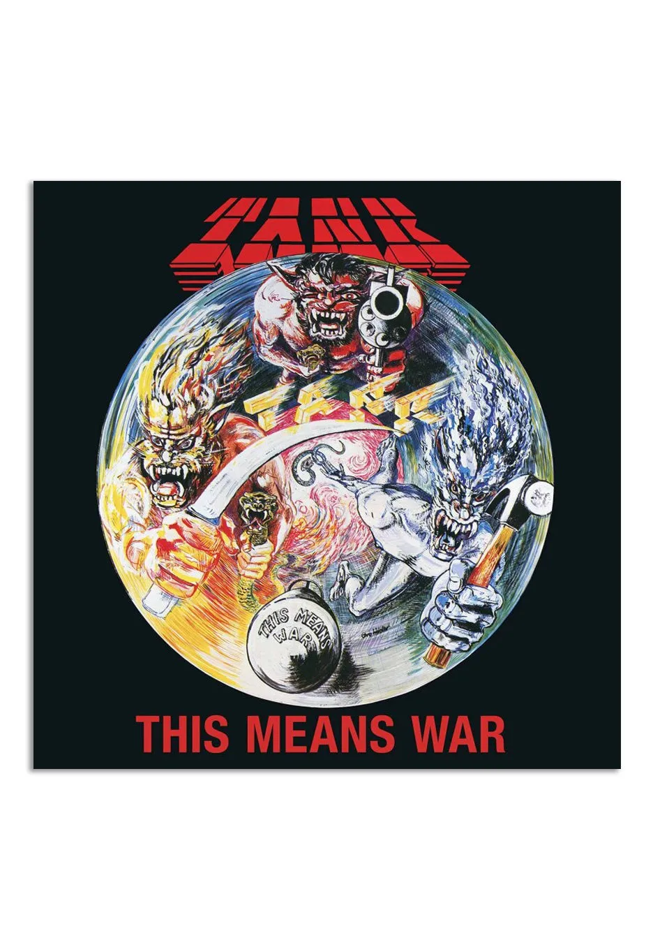 Tank This Means War CD disco heavy metal Cleopatra