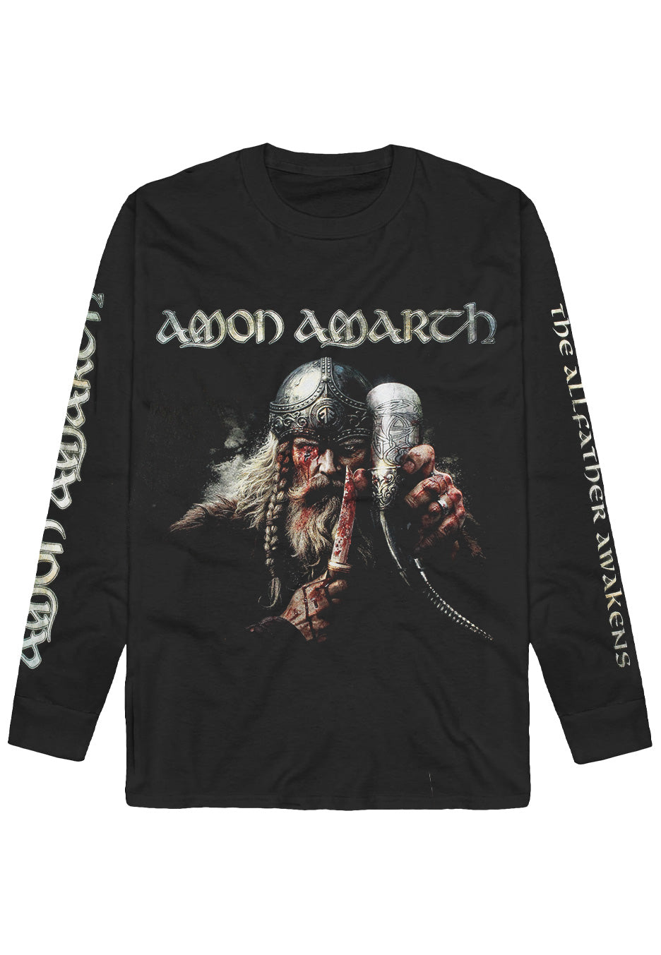 Amon Amarth Allfather Awakens Longsleeve nero death
