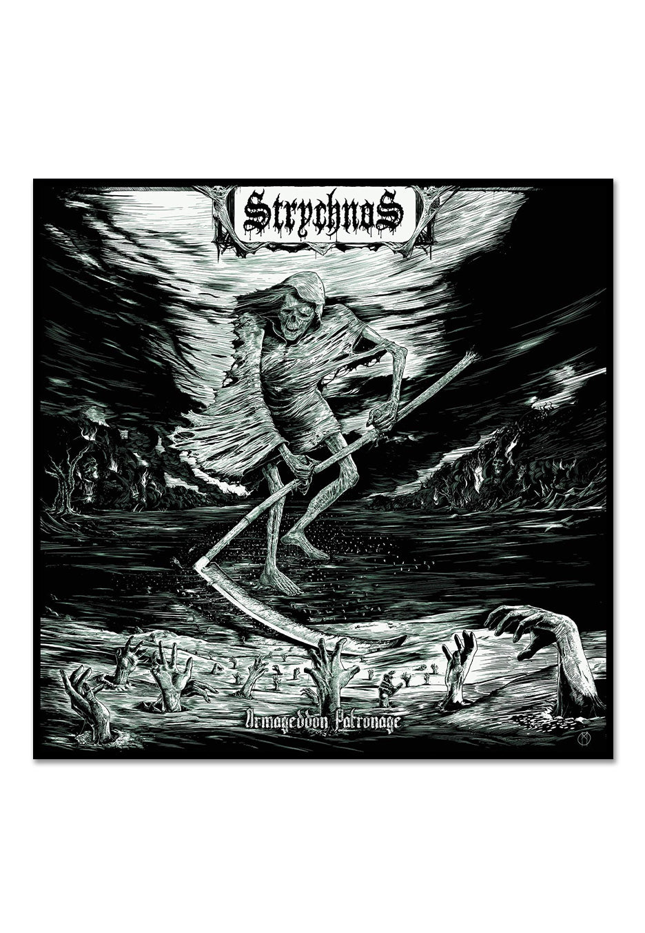 Strychnos Armageddon Patronage vinile verde LP colorato